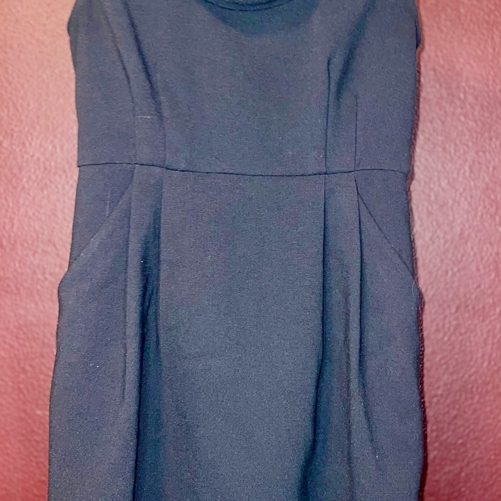 Ann Taylor‎ Loft Petites Black Business Casual Dress